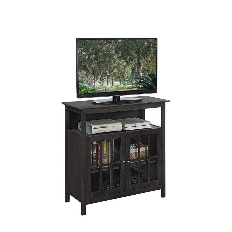 Convenience Concepts Big Sur Highboy TV Stand， Black