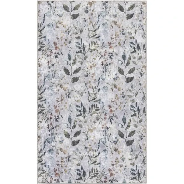 Vintage Floral Indoor Non-Slip Rug