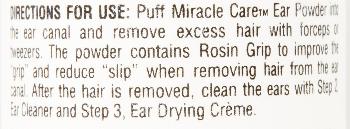 Miracle Care R-7 Step 1 Dog Ear Powder