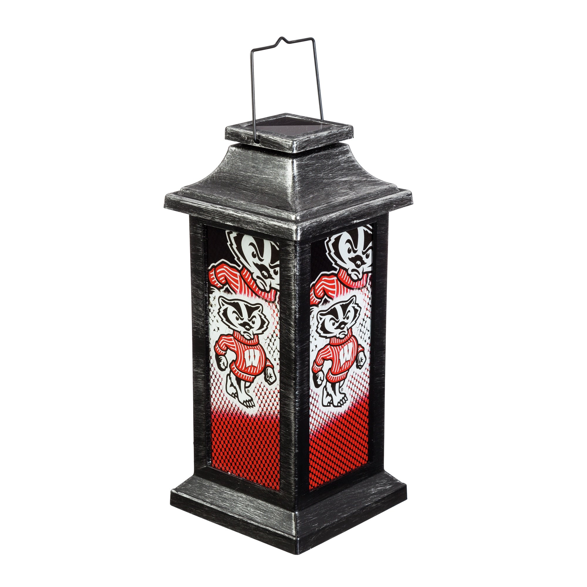 Wisconsin Badgers Solar Garden Lantern