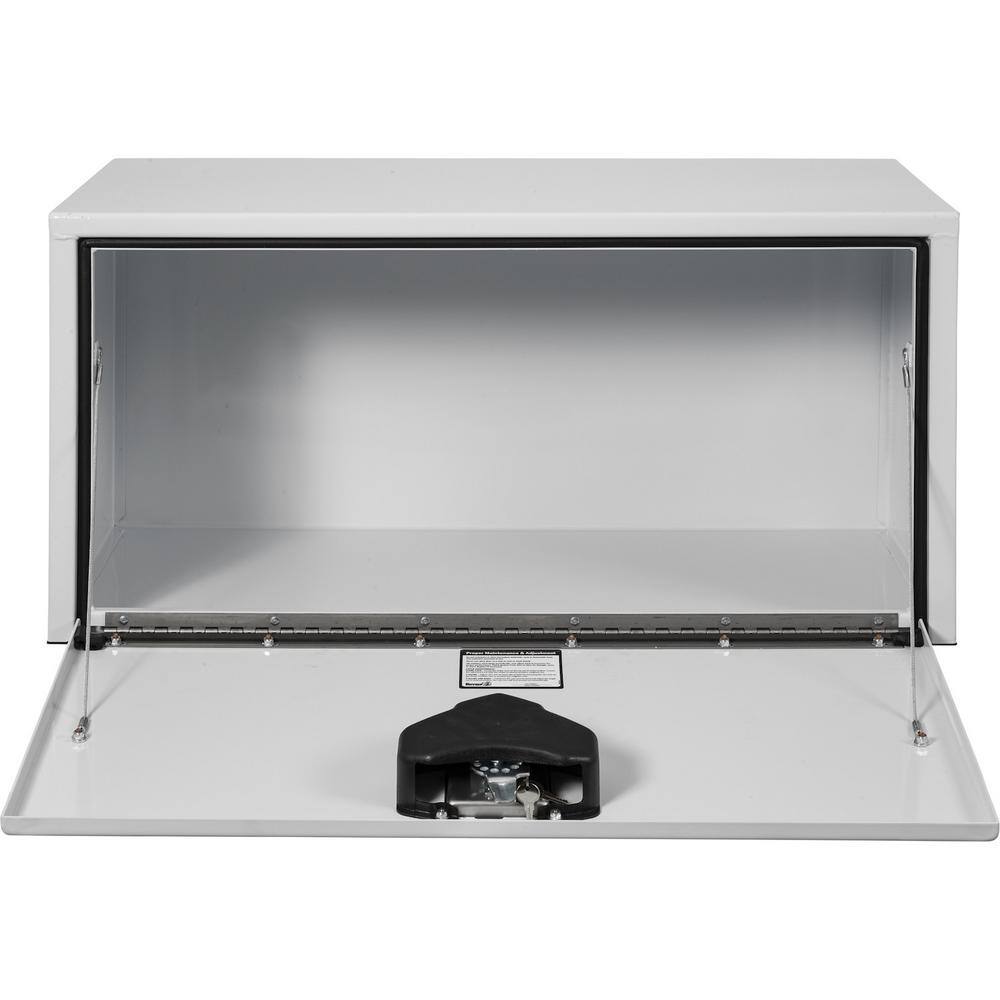 Buyers Products Company 18 in. x 18 in. x 36 in. White Steel Underbody Truck Tool Box 1702405