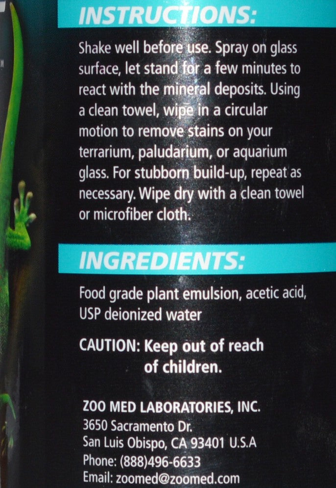 Zoo Med ZM81116 16 oz Wipe Out Terrarium and Aquarium Cleaner