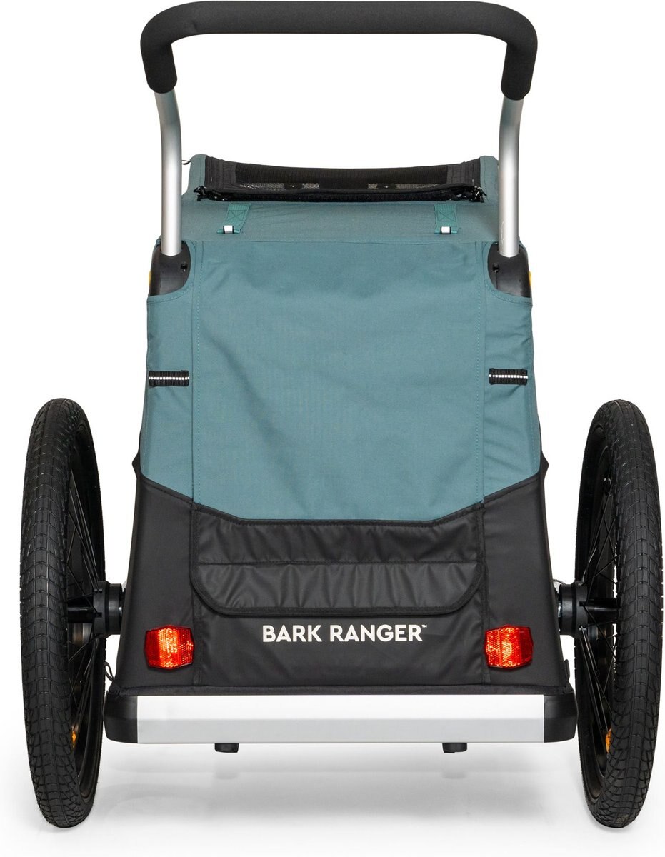 Burley Bark Ranger Dog Bicycle Trailer， Blue Spruce