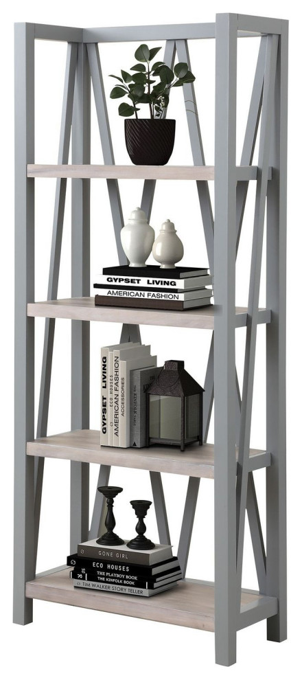 Parker House Americana Modern Etagere Bookcase   Transitional   Bookcases   by Unlimited Furniture Group  Houzz