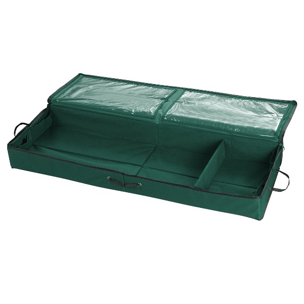 Hastings Home Low profile Wrapping Paper Storage Organizer Green