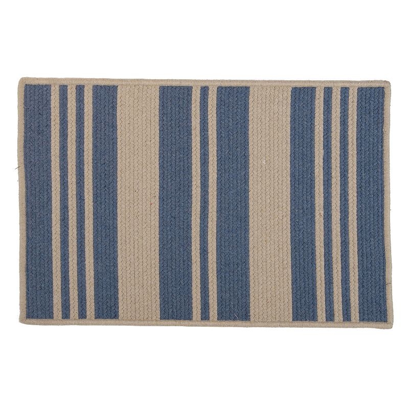 Sunbrella Varsity Stripe Reversible Indoor/Outdoor Rug