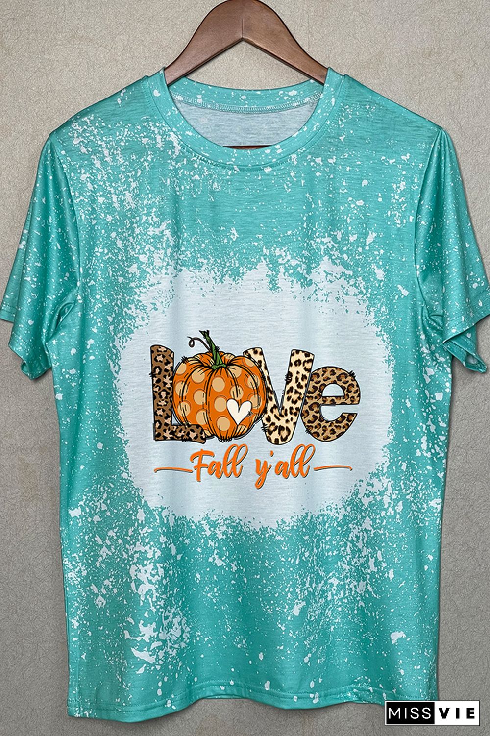 Love Fall Y'All Pumpkin Graphic Tee Wholesale