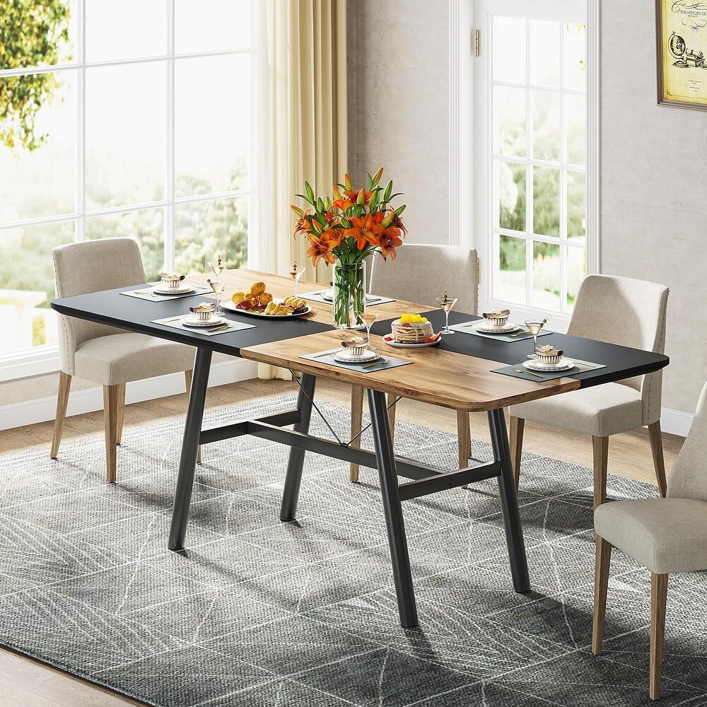 70.86 inch Dining Table for 6 to 8 People