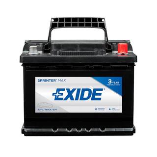 Exide SPRINTER MAX 12 volts Lead Acid 6-Cell H5L247 Group Size 650 Cold Cranking Amps (BCI) Auto Battery SX-H5L247