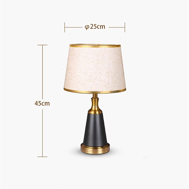 Table Lamp Bedroom European Creative Romantic Warm American Modern Simple Touch Nordic Light luxury Bedside Lamp