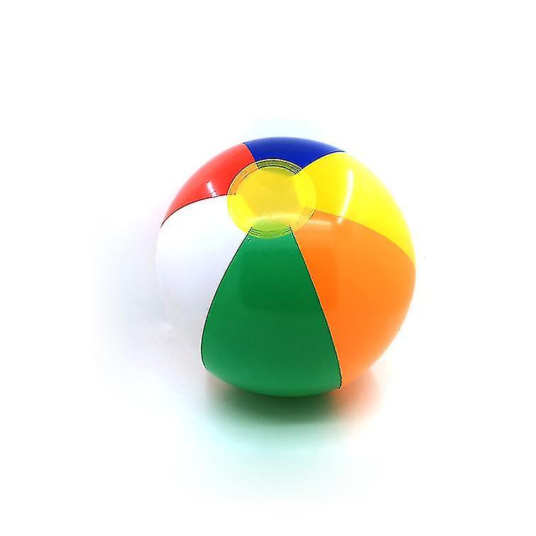 Inflatable Color Pvc Panel Beach Balls Pool Toys(5 Pcs， Color)