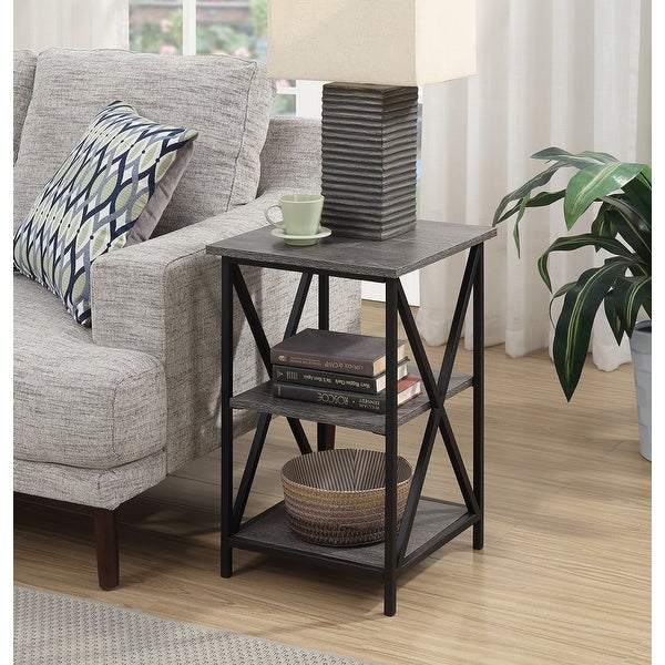 Carbon Loft Ehrlich 3 Tier End Table with Shelves