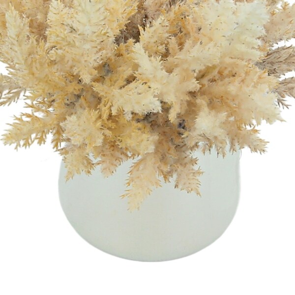 Pampas Arrangement in a Glass Vase