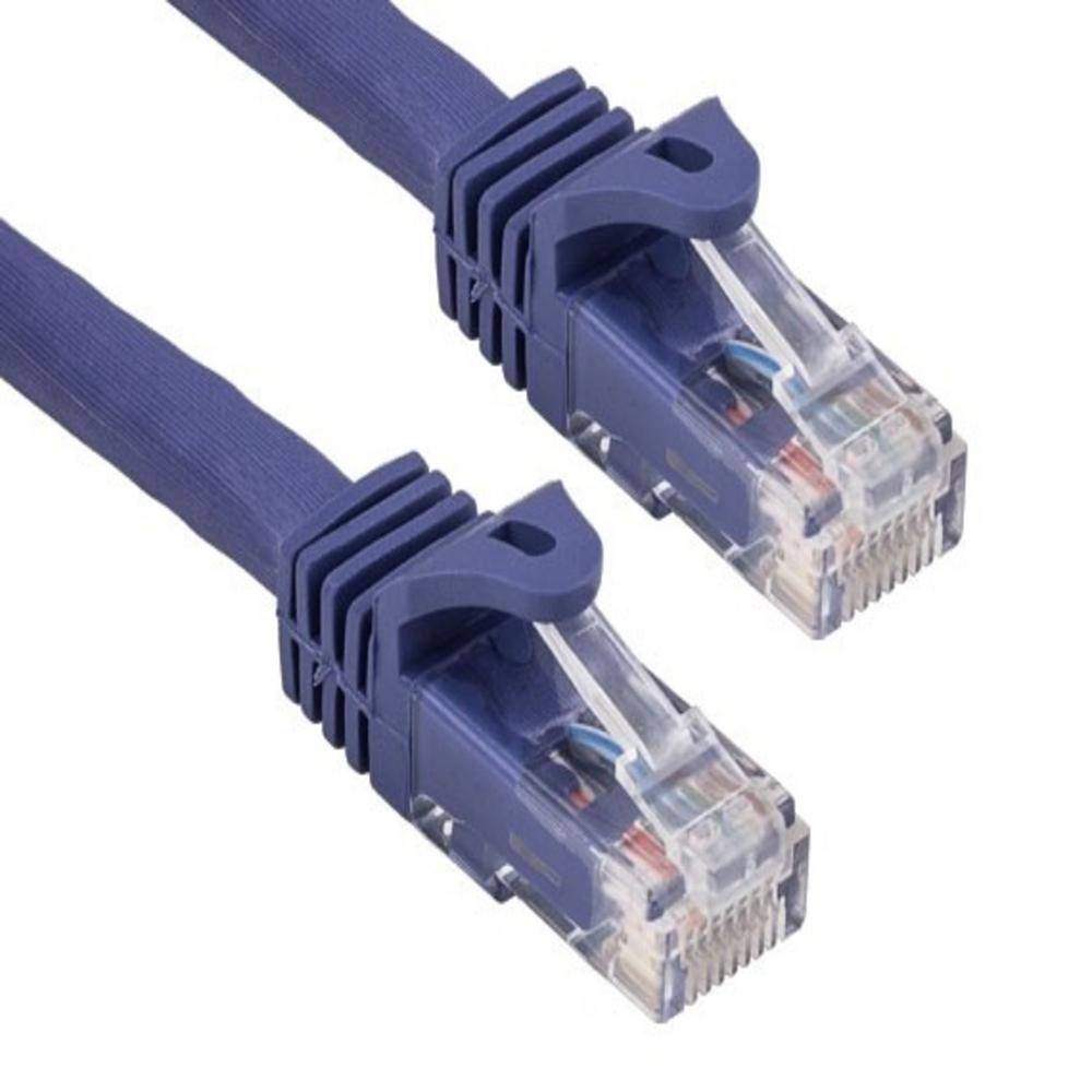 SANOXY 7 ft. Cat6a 600 MHz UTP Snagless Ethernet Network Patch Cable Purple SNX-CBL-LDR-C6110-6007