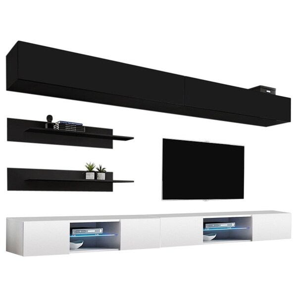 Fly I1 33TV Wall Mounted Floating Modern Entertainment Center