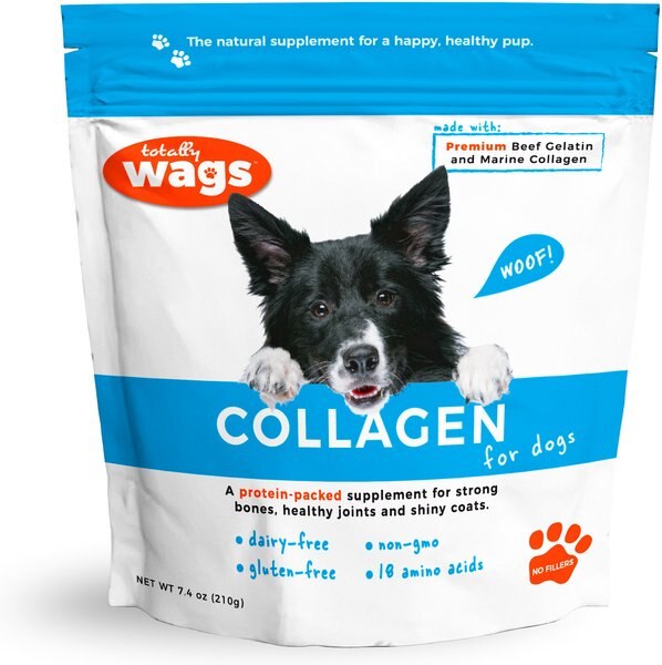 Totally Wags Collagen Dog Supplement， 7.4-oz bag