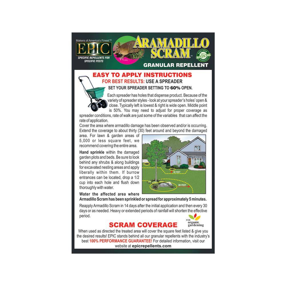 Armadillo 6 lbs. Repellent Granular Bag 17006