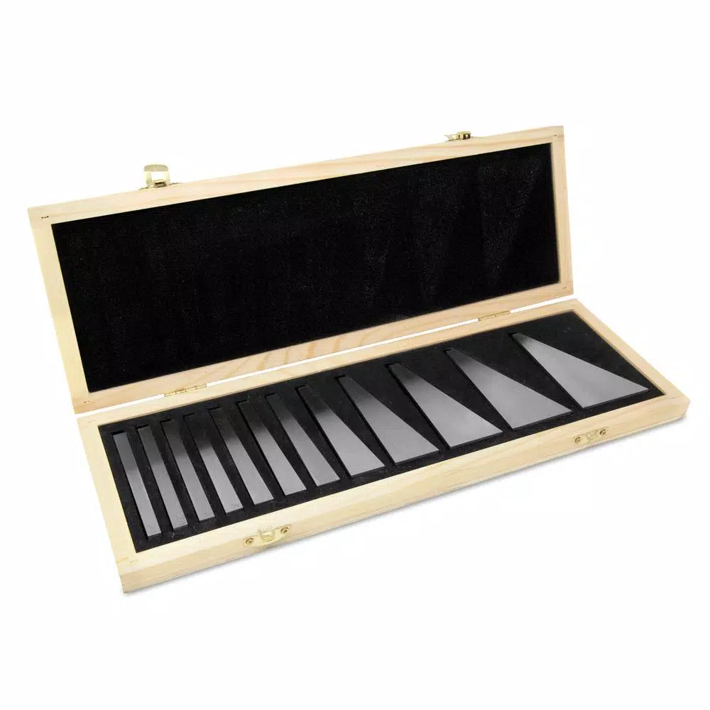 WEN 3 in. Steel Angle Gauge Block Set with Case (12-Piece) and#8211; XDC Depot