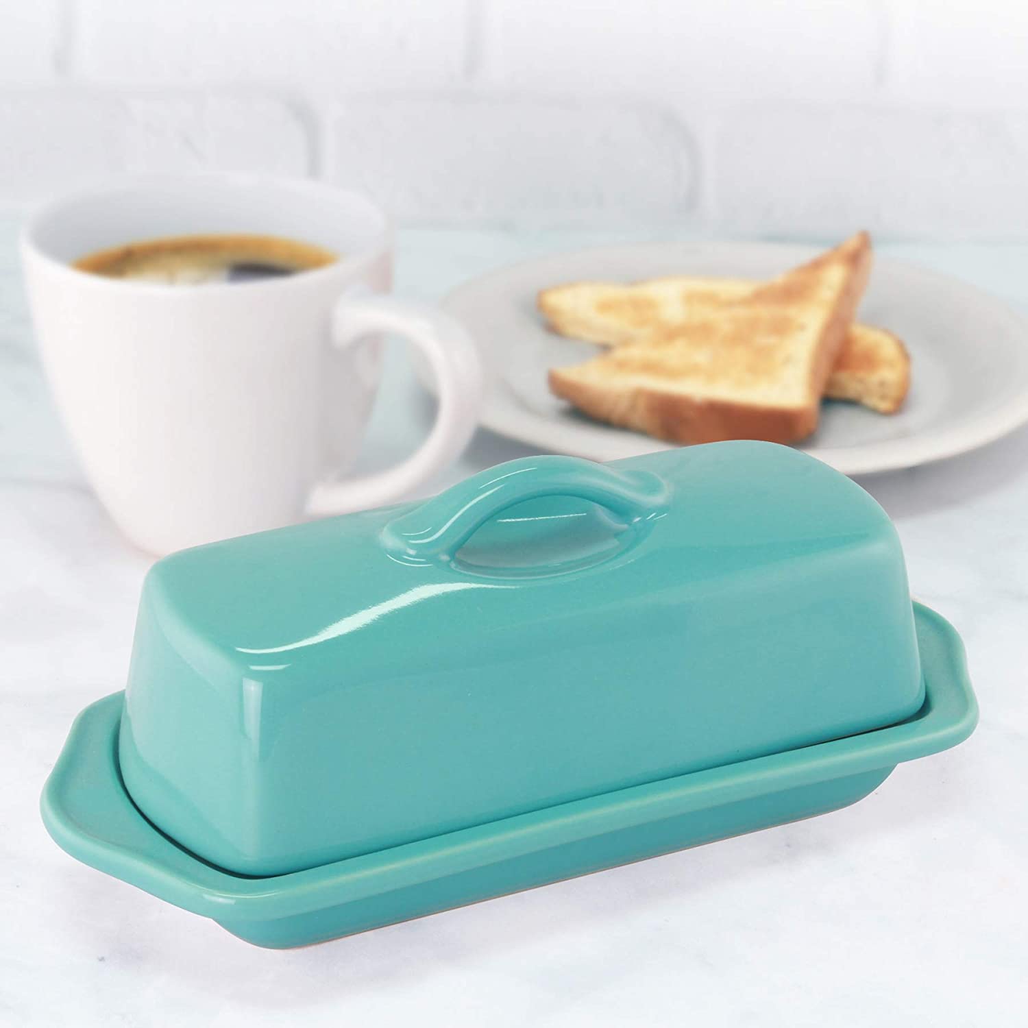 Chantal Butter Dish - Aqua