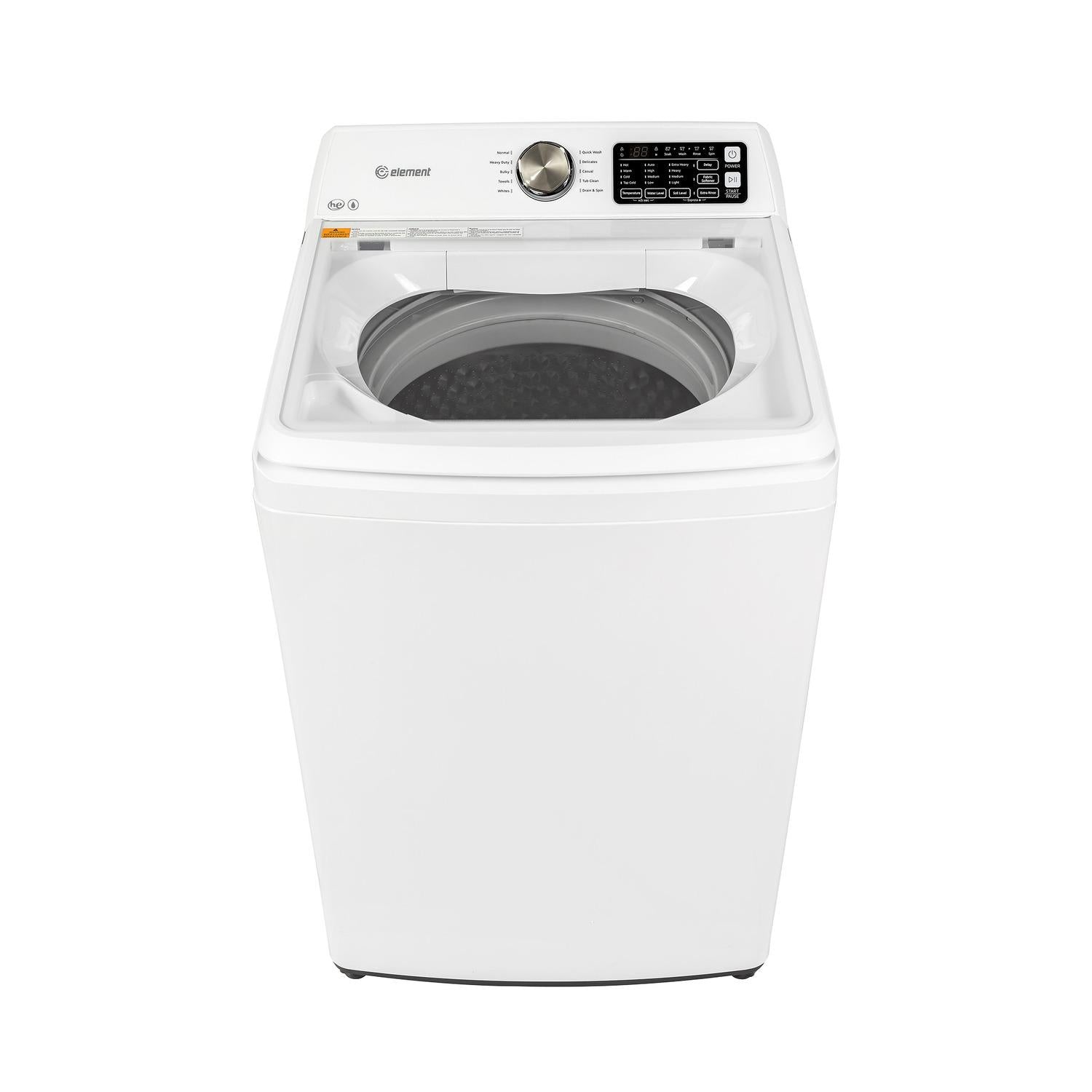 Element Appliance ETW4125CW Element Electronics 4.1 Cu. Ft. 25.8Inch Top Load Washing Machine - White (Etw4125Cw)