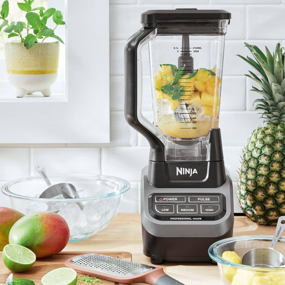 NINJA Professional Blender 72 oz. 3 Speed 1000-Watt Black Blender (BL610) BL610