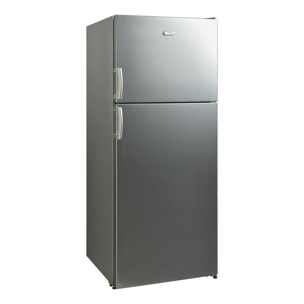 Equator 14.3 cu. ft. Refrigerator-Freezer Top Mount Frost Free E-Star Europe in Stainless RF 142 S