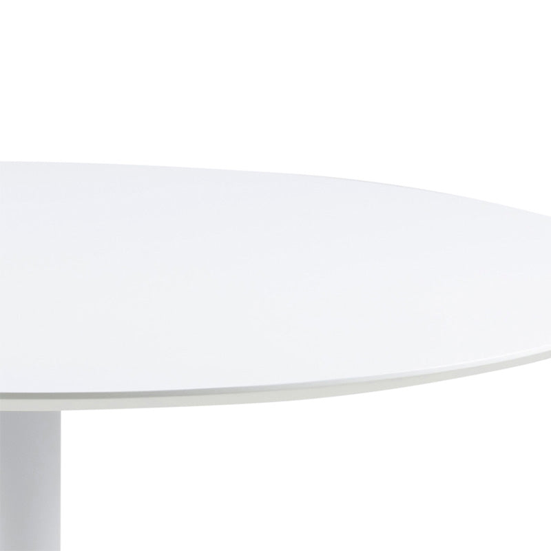 TITAN Round Dining Table 110cm - White