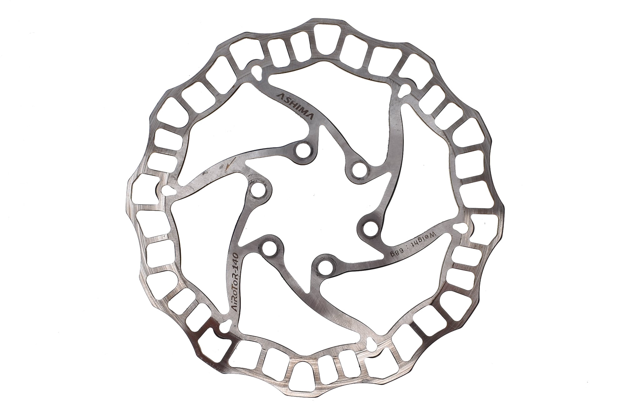 Ashima Air Rotor Mountain Cyclorcross Bike Brake Rotor 140mm 6 Bolt Hydraulic
