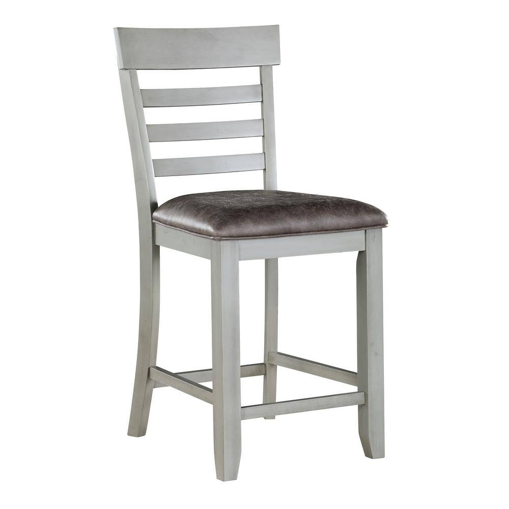 Steve Silver Hyland Gray 24 in. Counter Height Dining Chair (Set of 2) HY500CC