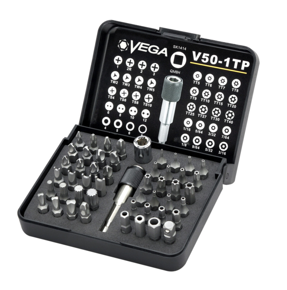 50pc Driver Bit Set (Tamper) ;