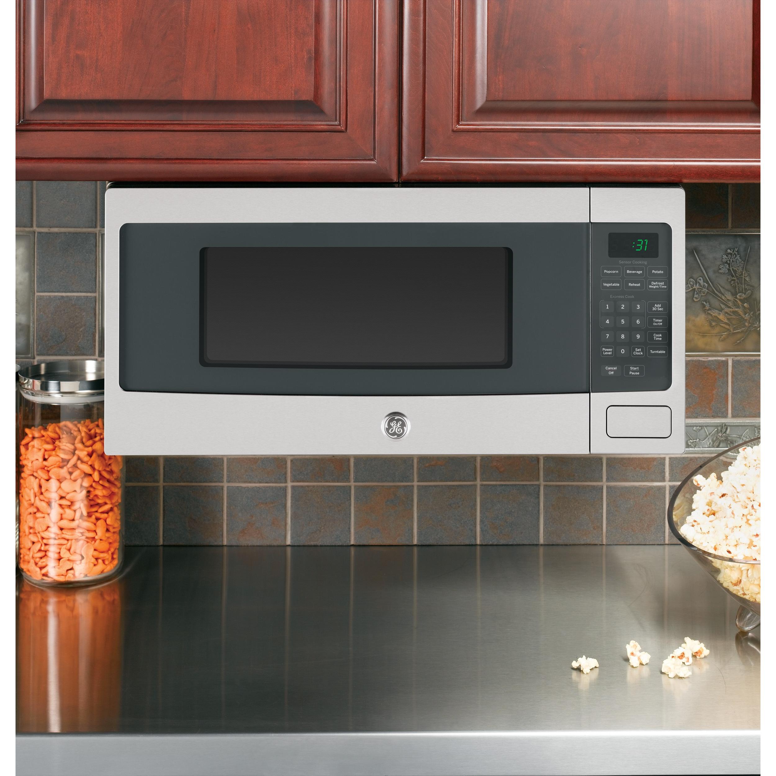 GE Profile 24-inch, 1.1 cu. ft. Countertop Microwave Oven PEM10SFC