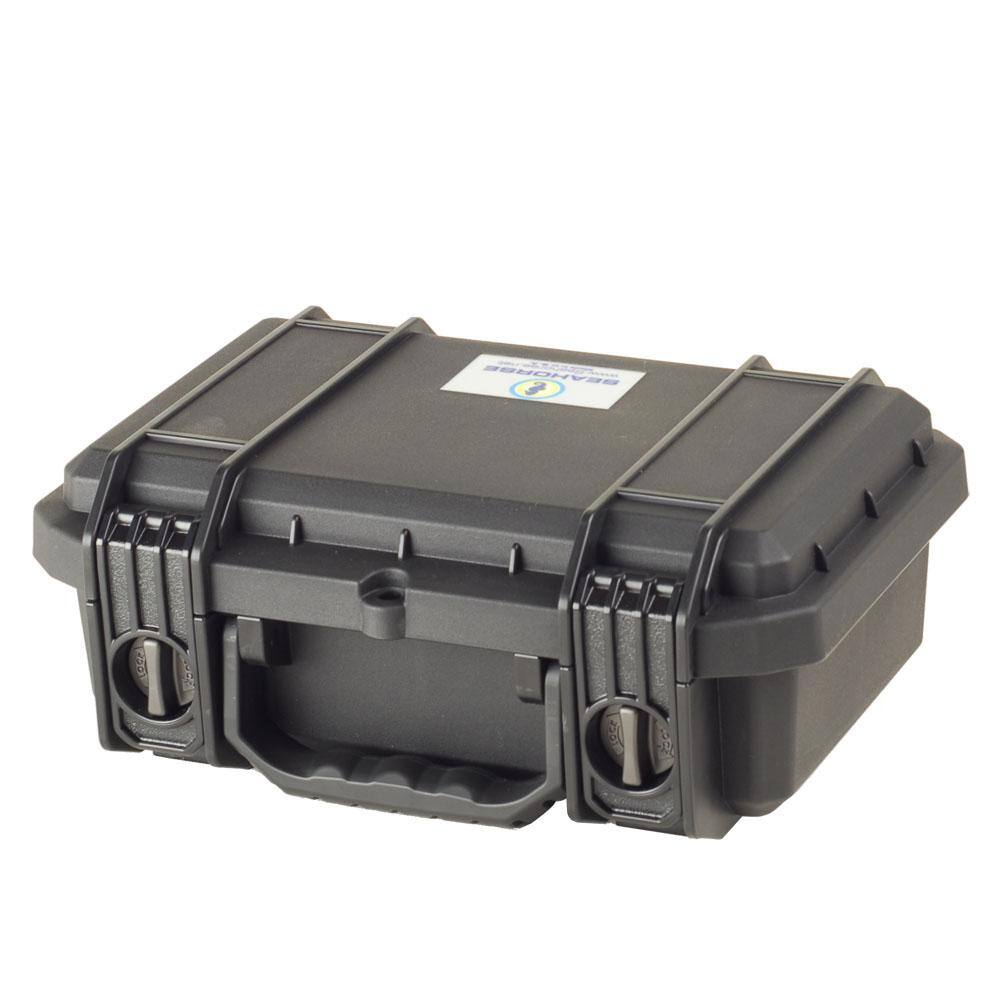 Seahorse 8.6 in. Watertight Tool Case in Black 230BK