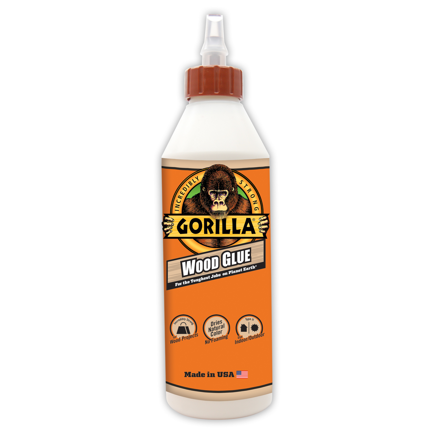 Gorilla Light Tan Wood Glue 18 oz