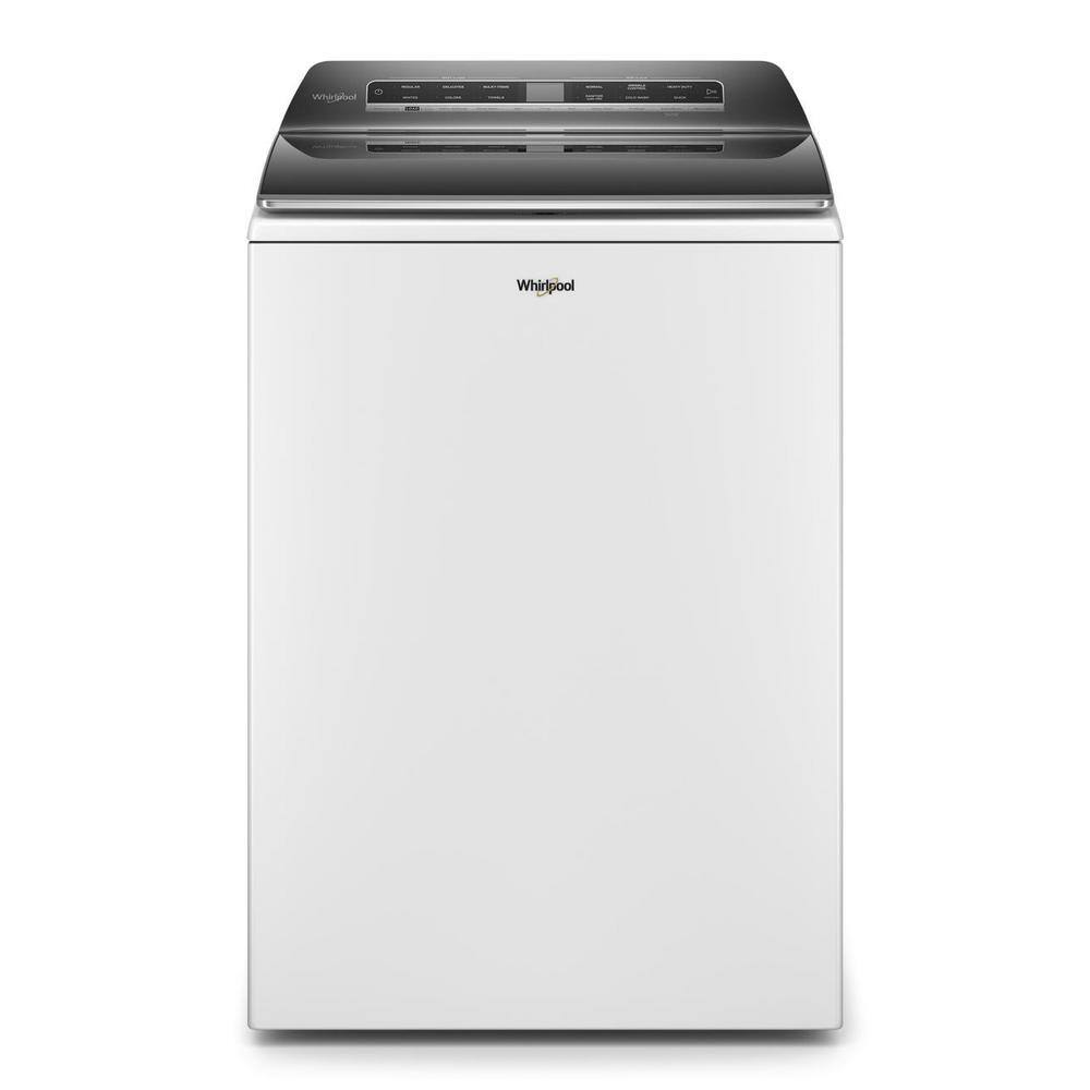 Whirlpool 5.2 - 5.3 cu. ft. Smart Top Load Washing Machine in White with 2 in 1 Removable Agitator ENERGY STAR WTW8127LW