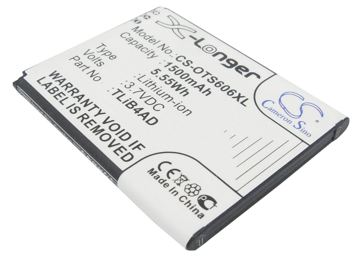 Alcatel One Touch View Replacement Battery BatteryClerkcom Mobile Phone