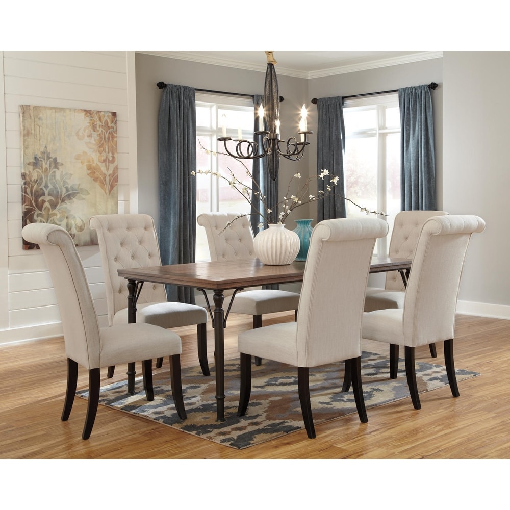 Signature Design By Ashley Tripton Tufted Dining Chair Set of 2