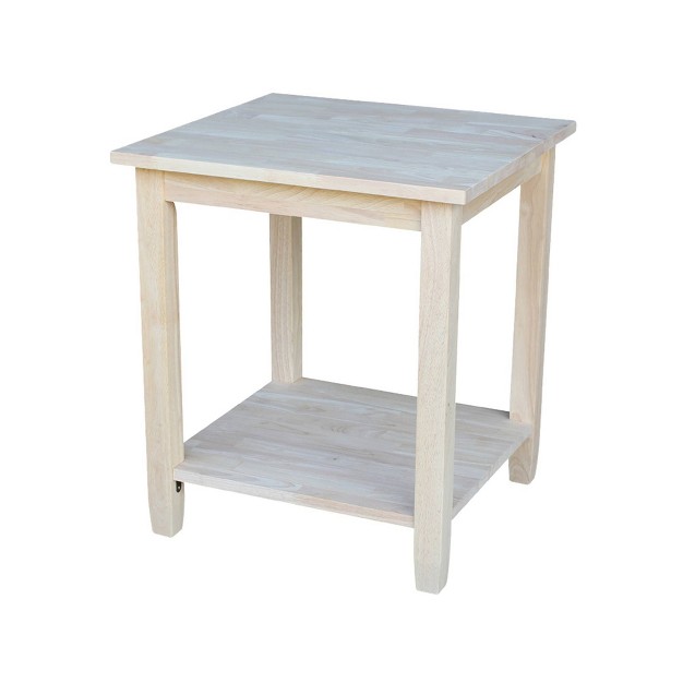 Solano End Table International Concepts