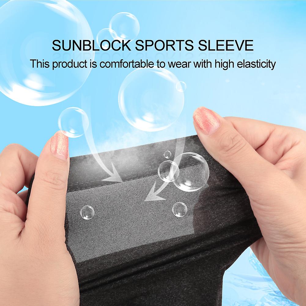 1pairs Sun Protection Arm Sleeves， Compression Cooling Arm Tattoo Cover Cover For Slip Ice Silk Arm Sleeve For Cycling， Run， Basketball[m]