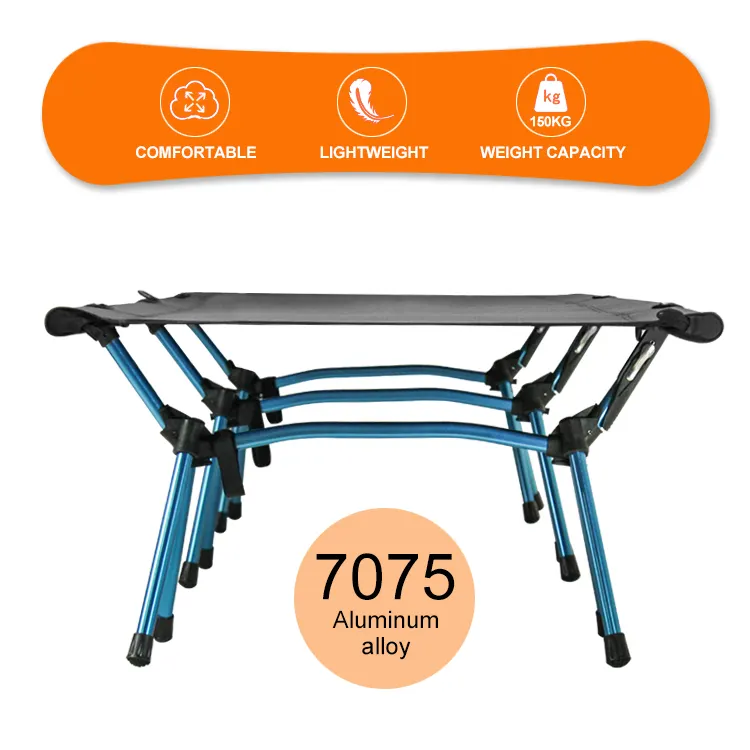 2023 Tianye outdoor portable lightweight single folding beach bed camping equipment cot