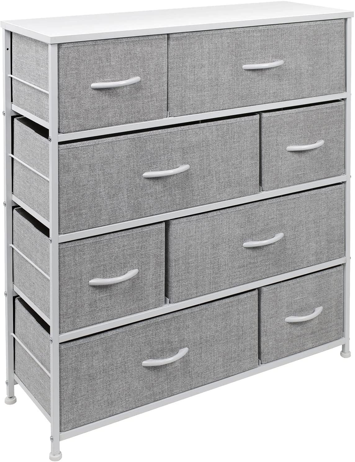 Sorbus Dresser with 8 Drawers- White