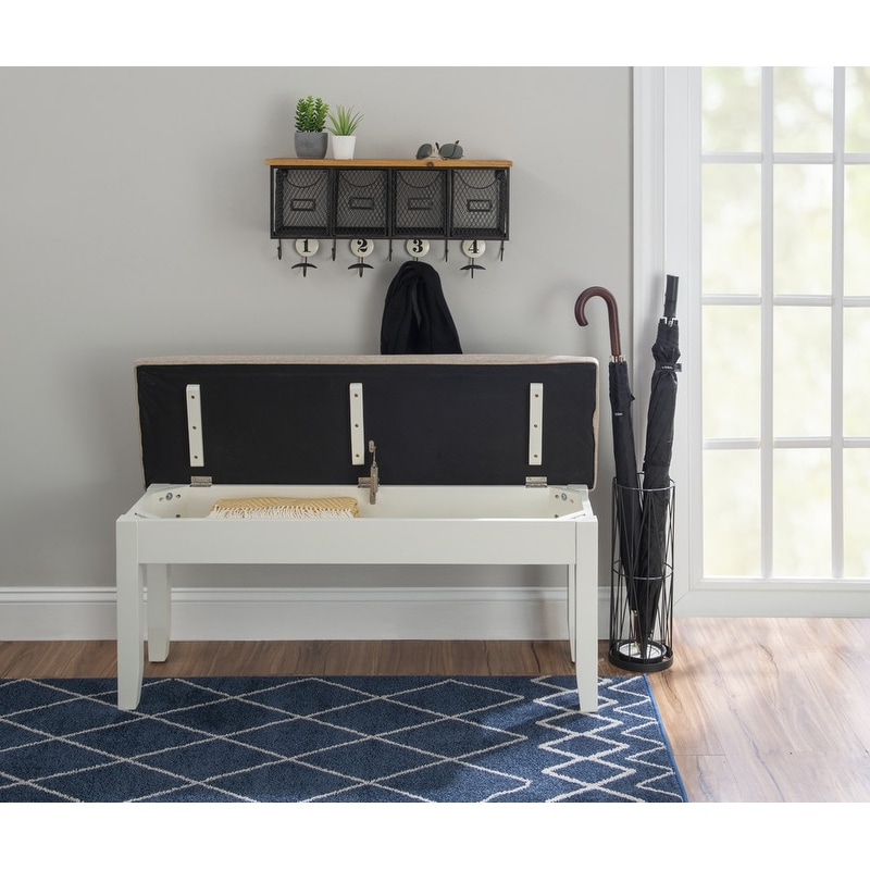 Jane Cushioned Storage Bench