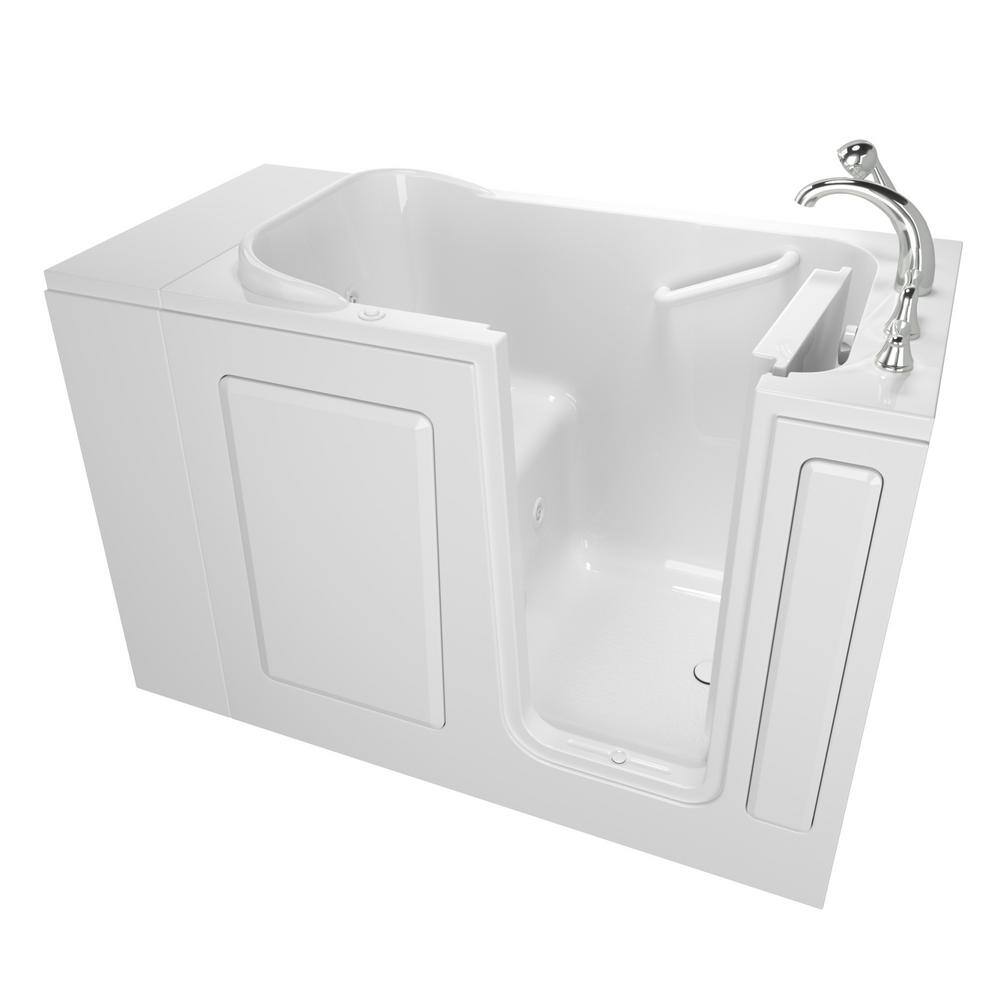 Safety Tubs Value Series 48 in. Right Hand Walk-In Whirlpool Bathtub in White SSA4828RJ-WH