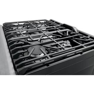 FRIGIDAIRE GALLERY 30 in. 5 Burner Slide-In Gas Range in Stainless Steel with Convection and Air Fry FGGH3047VF