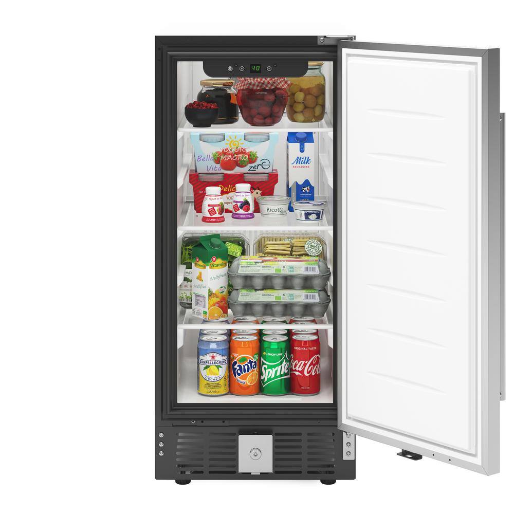 Koolmore 3 cu. ft. Mini Fridge in Stainless Steel without Freezer 3C-MF-SS