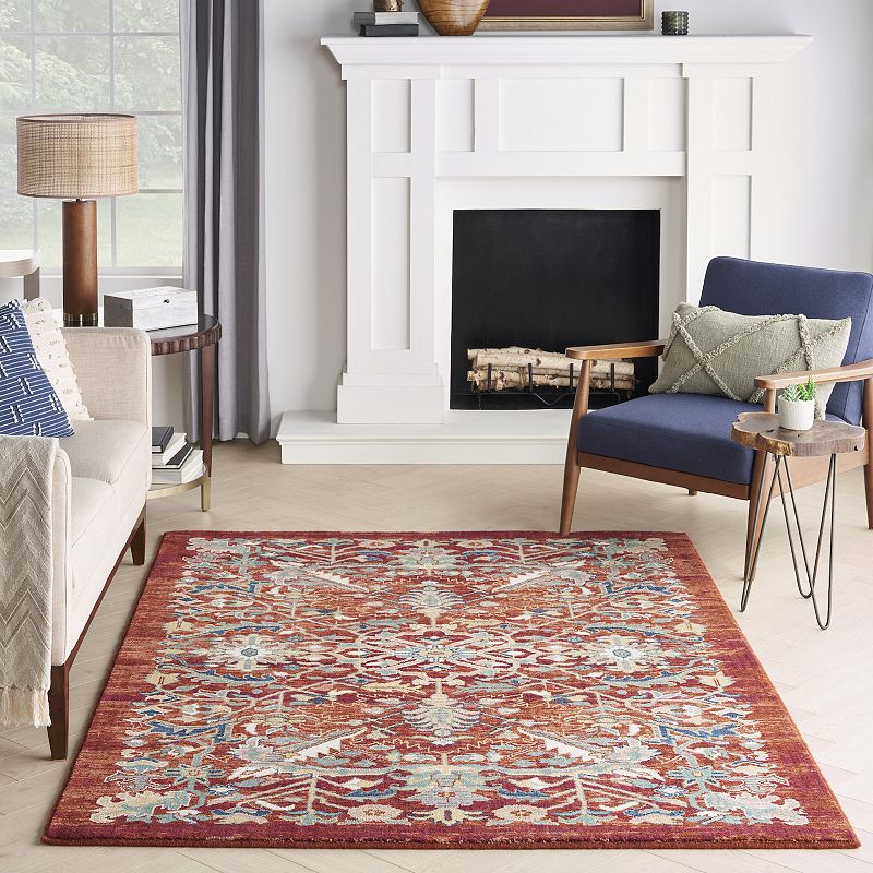 Nourison Parisa Intricate Medallion Wool Indoor Rug