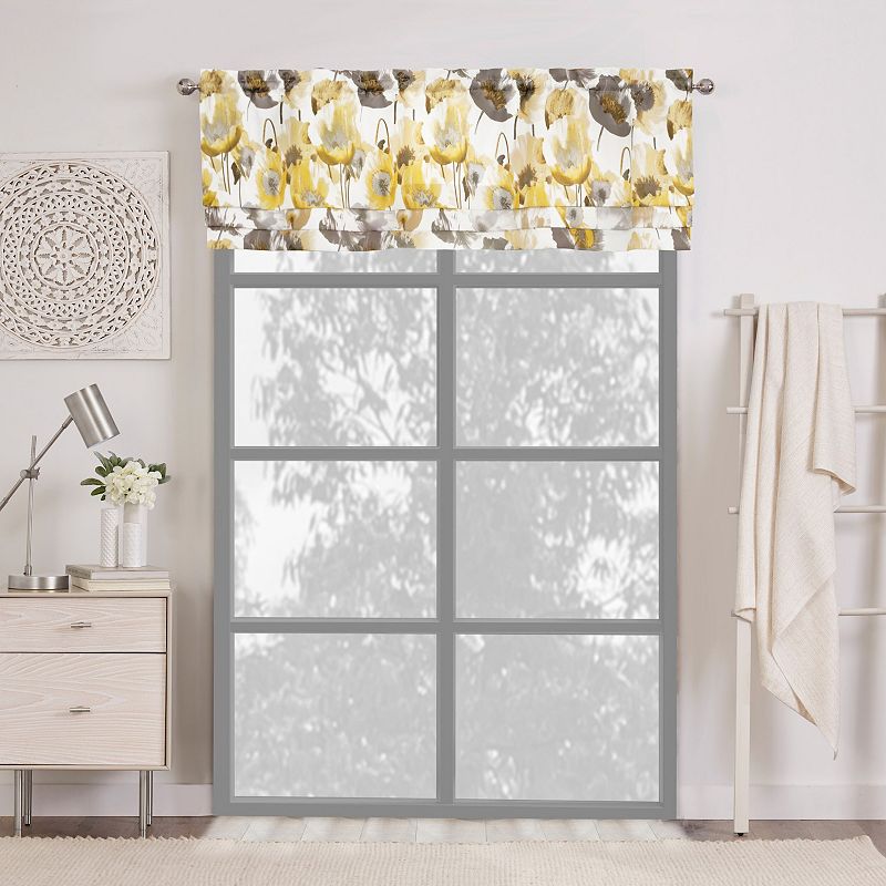 Achim Poppy Field Window Curtain Valance