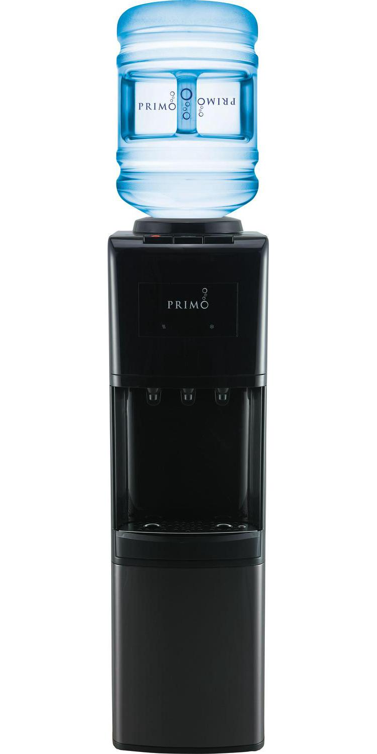 Primo Water Deluxe Dispenser Top Loading， Hot/Cold/Room Temp， Black