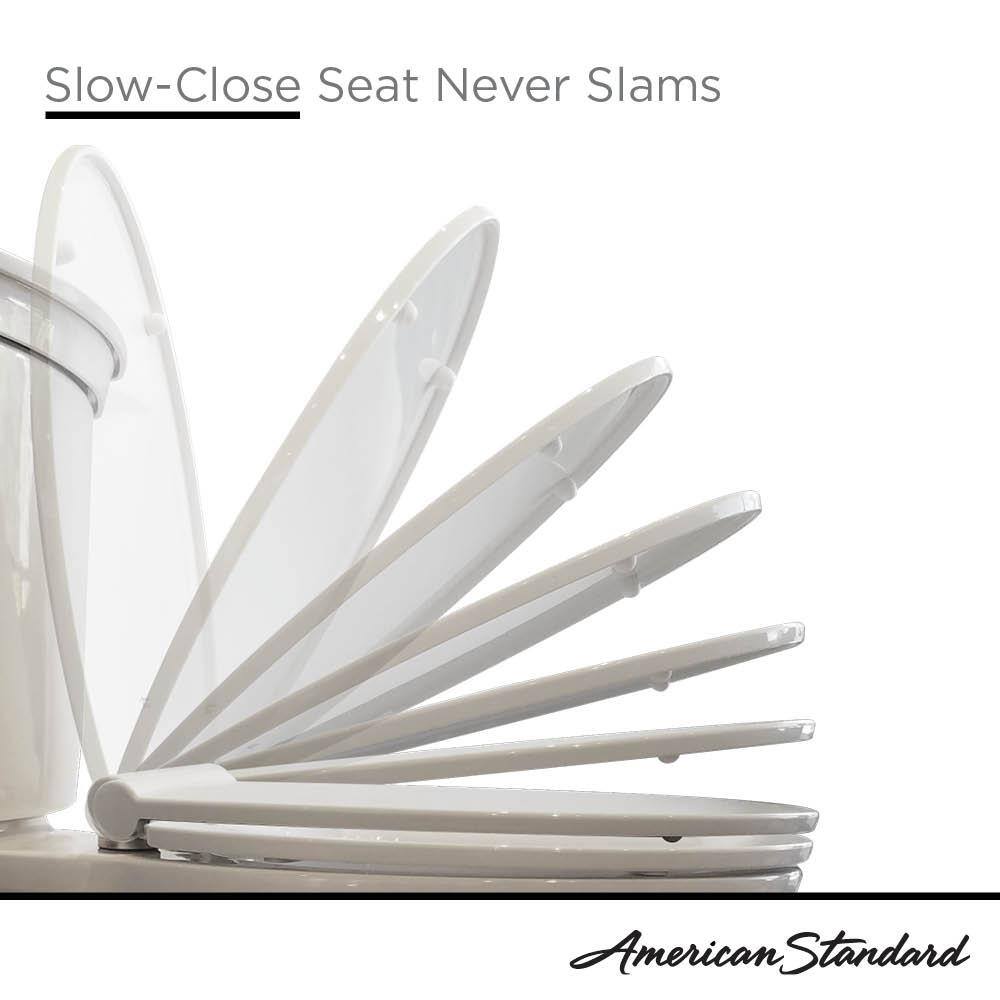 American Standard AquaWash Slim Non- Electric Slow Close Bidet Seat for Elongated Toilets in. White 8033A65G.020