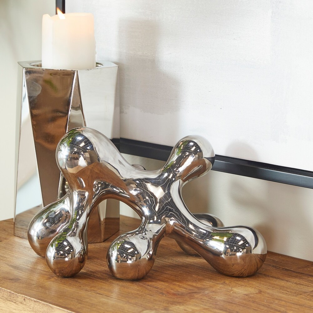 CosmoLiving by Cosmopolitan Porcelain Molecule Abstract Sculpture