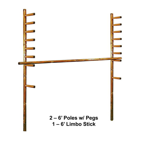 Beistle 50839 Limbo Kit  Includes: 2 72 Poles  1 7...